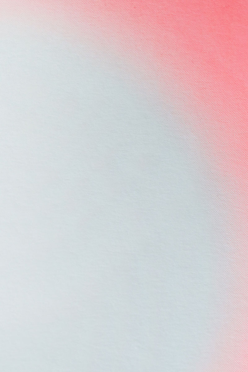 Siebdruck mit fließenden Formen aus der Serie Quantum Dance von Kathrina Looser